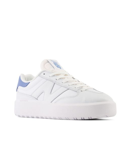 New Balance Ct302 In White/blue Leather for men