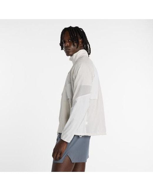 New Balance Gray Rc Jacket for men