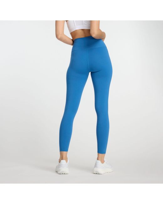 New Balance Nb Harmony High Rise legging 25" In Blue Poly Knit