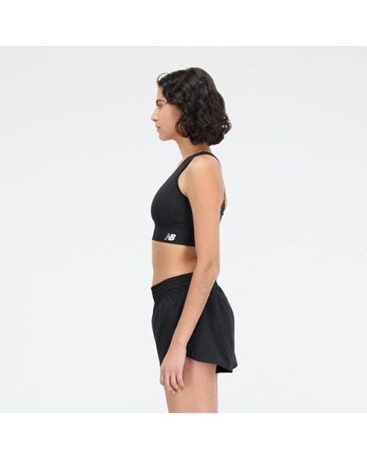 New Balance Black Tech Training Sports Bra
