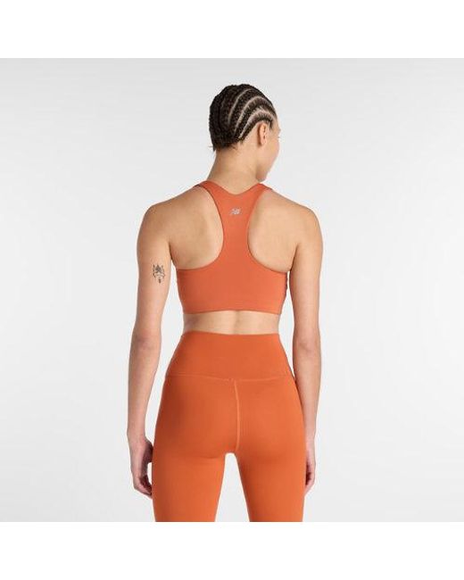 New Balance Orange Nb Define Train Bra