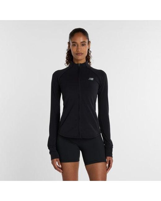 New Balance Black Nb Harmony Full Zip