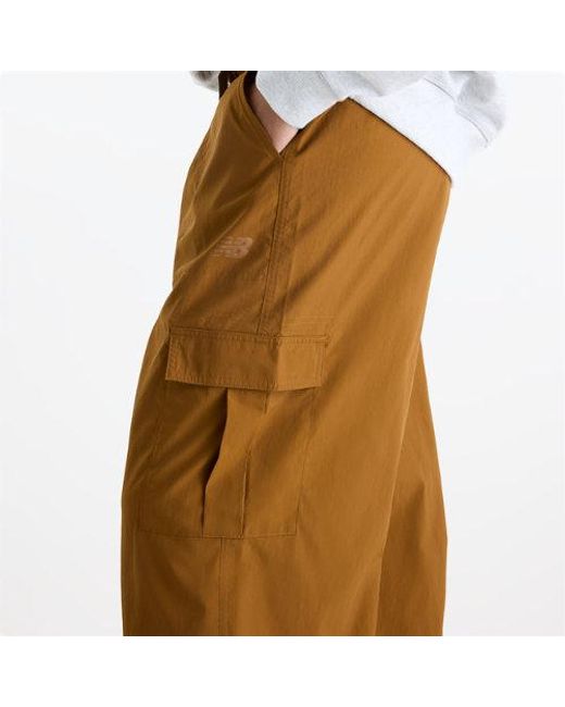 New Balance Brown Woven Cargo Pant