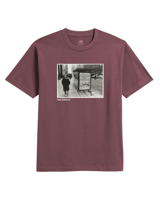 New Balance Purple Professional Athletic T-shirt for men