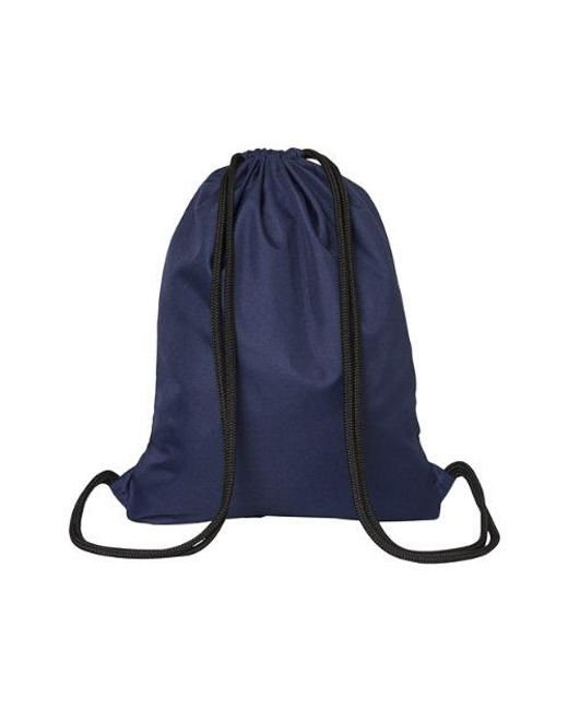 New Balance Team Drawstring Bag In Blue Polyester