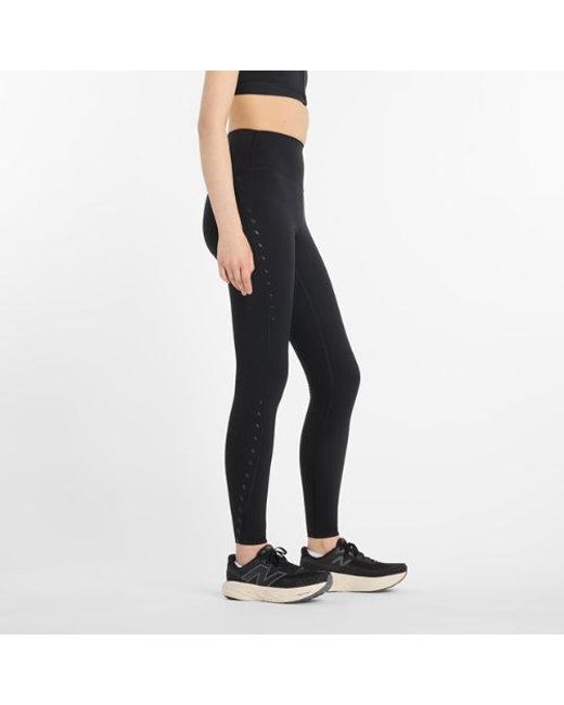 New Balance Black Rc Reflective Heat High Rise Legging 27"