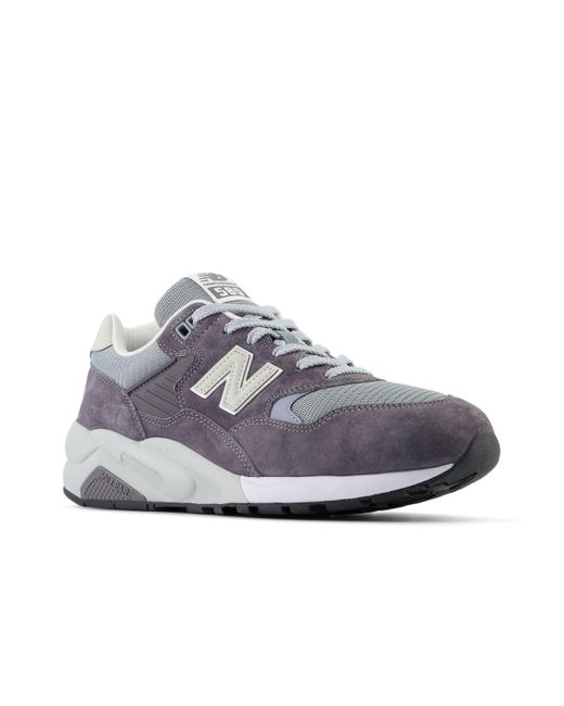 New Balance Blue 580 In Grey Leather for men