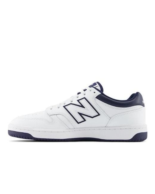 Homme 480 En, Cuir, Taille New Balance pour homme en coloris White