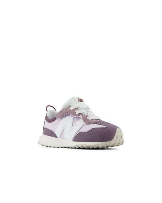 New Balance Purple Kinder 327 New-B Hook & Loop