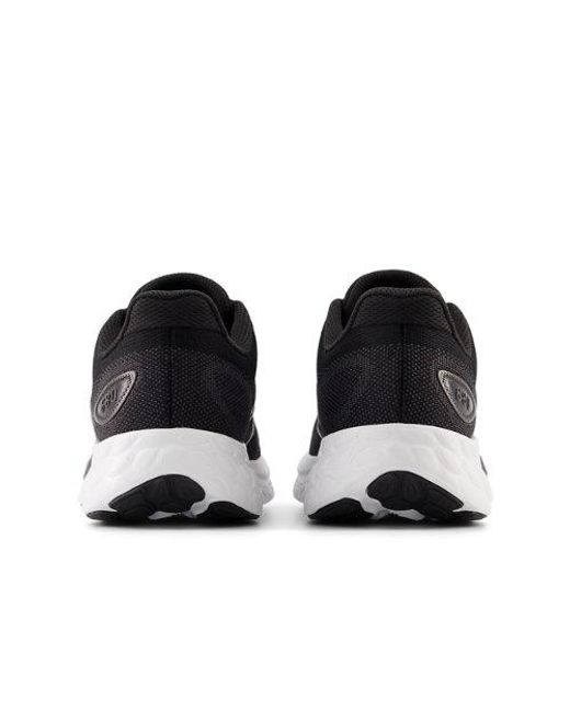 New Balance Blue Fresh Foam 680 V8 In Black/beige/white Textile