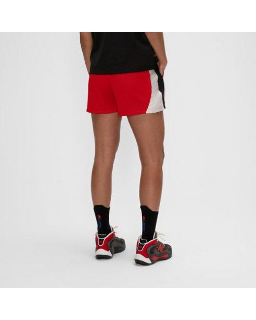 New Balance Red Basketball Performance Mesh Short