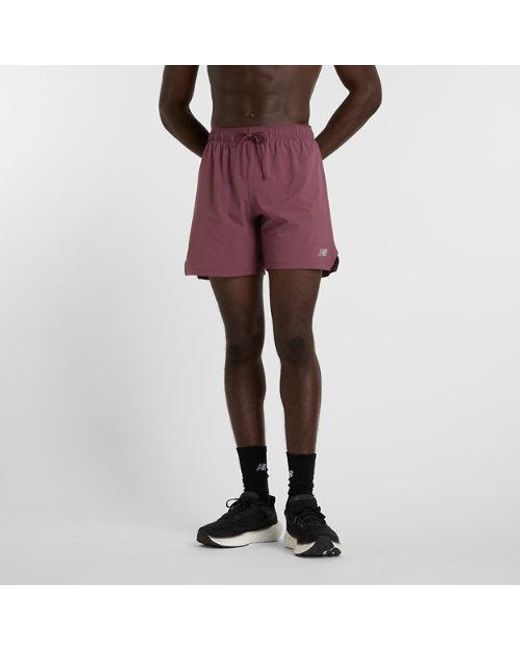 New Balance Herren Rc Short 7" in Purple für Herren