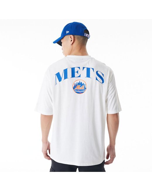 KTZ White New York Mets Mlb London Series 2024 Oversized T-shirt for men