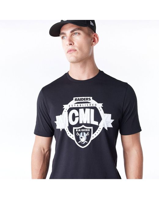 KTZ Blue Las Vegas Raiders Nfl Graphic T-shirt for men