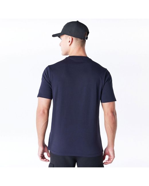 KTZ Blue New York Yankees Mlb Baseball Graphic Navy T-shirt for men