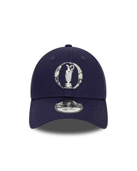 KTZ Blue The Open Championship Camo Infill Navy 9forty Adjustable Cap for men