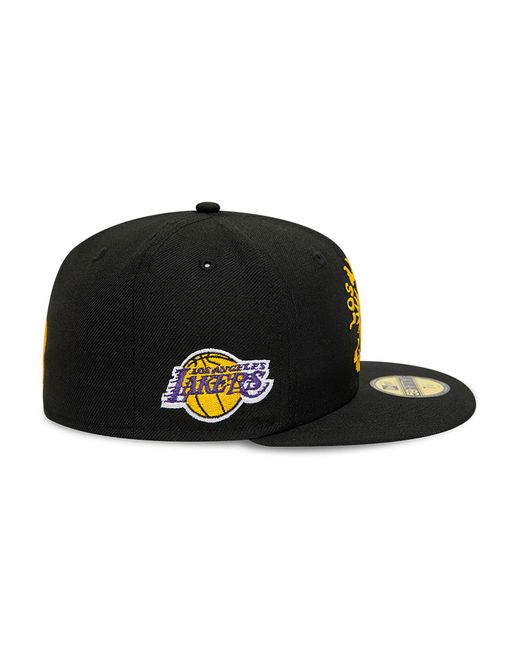 KTZ Black La Lakers Alchemy Nba Lakers Legacy 59fifty Fitted Cap for men