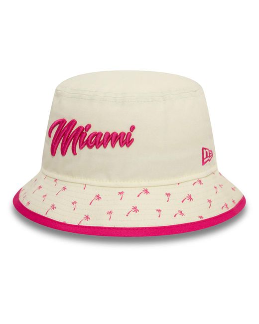 KTZ Pink Red Bull Racing Miami Race Special Off Bucket Hat for men