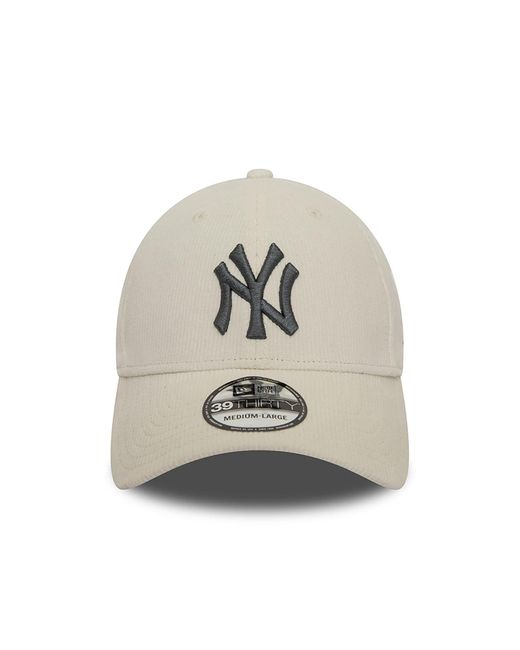 KTZ Natural New York Yankees Mlb Cord Off 39thirty Stretch Fit Cap for men