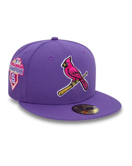 KTZ Purple St. Louis Cardinals Chirps Me Up 59fifty Fitted Cap for men