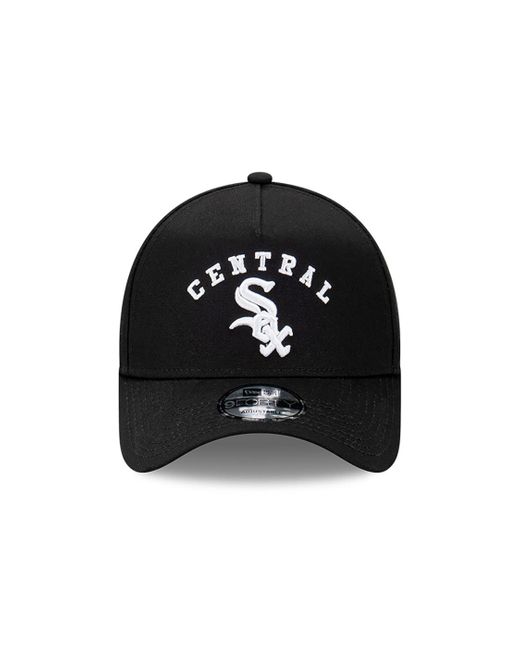 KTZ Black Chicago White Sox Team Division 9forty A-frame Adjustable Cap for men