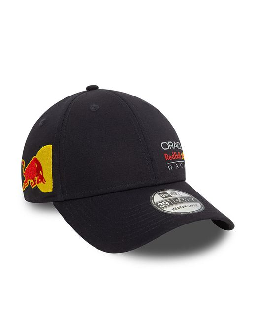 KTZ Blue Red Bull Racing Flawless Navy 39thirty Stretch Fit Cap for men
