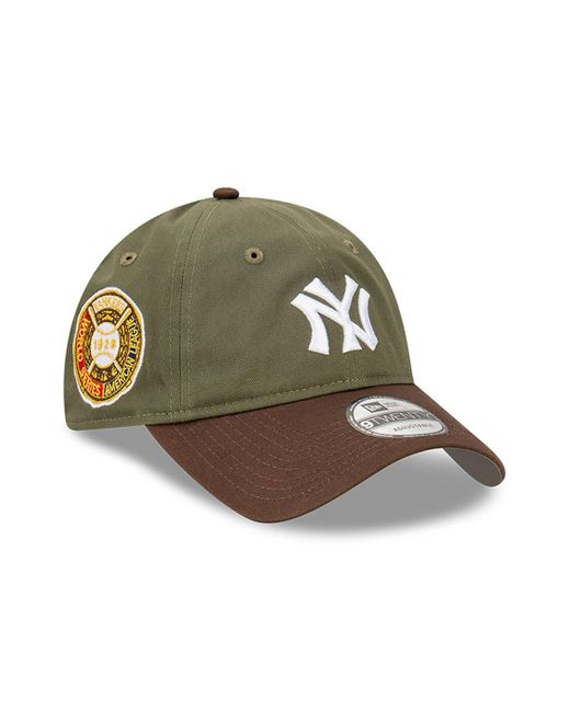 KTZ Green New York Yankees World Series Dark 9twenty Adjustable Cap for men