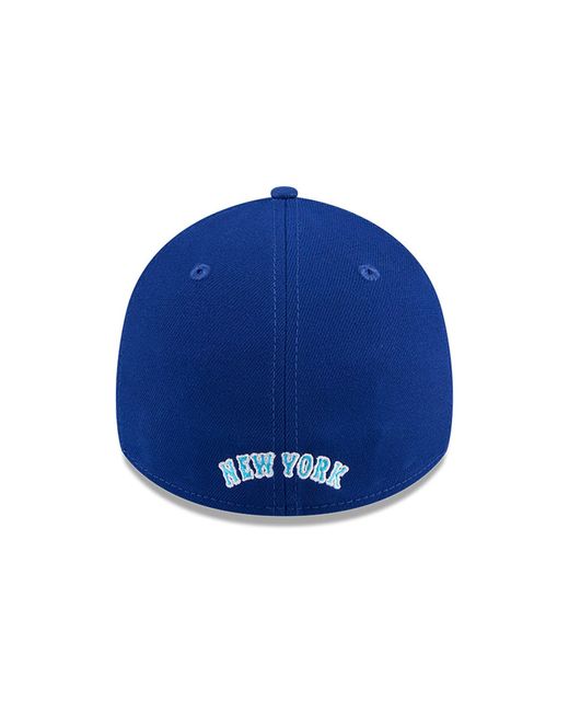 KTZ Blue New York Mets Mlb Father's Day 2024 39thirty Stretch Fit Cap for men
