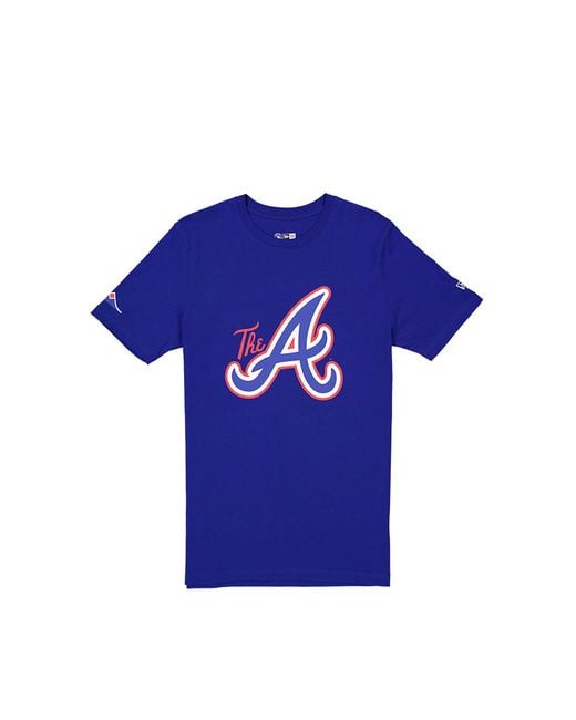 KTZ Blue Atlanta Braves Mlb City Connect T-shirt for men