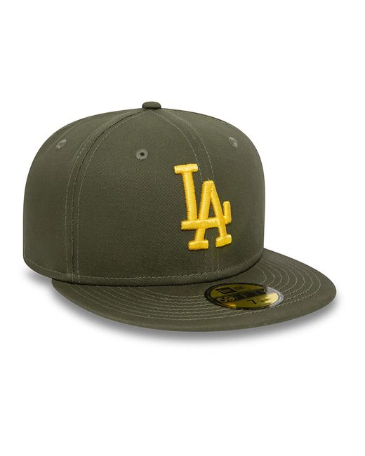 KTZ La Dodgers League Essential Green 59fifty Fitted Cap for men