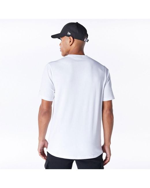 KTZ White Las Vegas Raiders Nfl Graphic And Black T-shirt for men