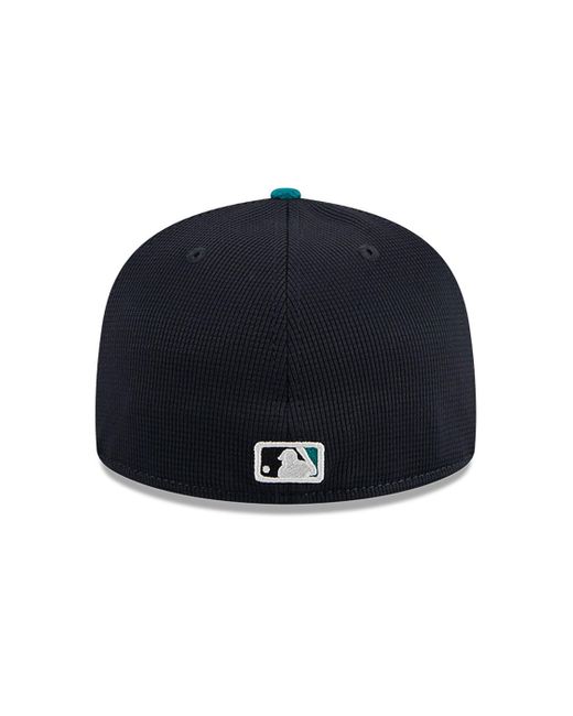 KTZ Blue Seattle Mariners Mlb Batting Practice Navy 59fifty Fitted Cap for men