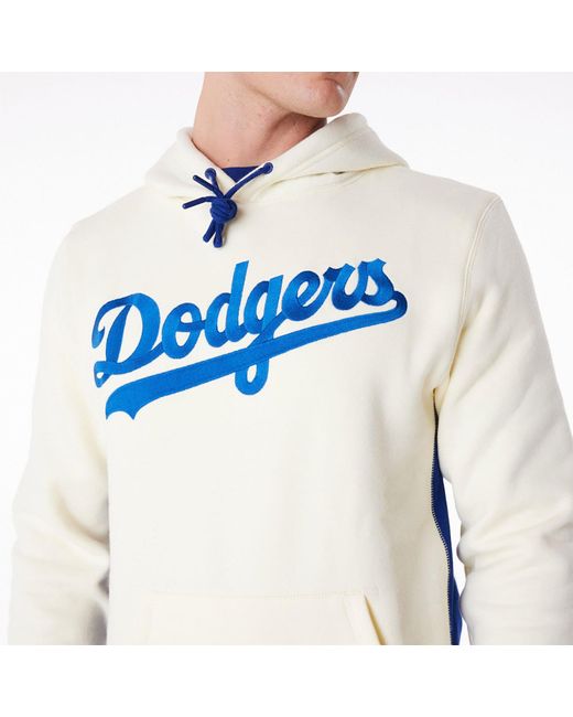 KTZ Blue La Dodgers Mlb Chrome Pullover Hoodie for men