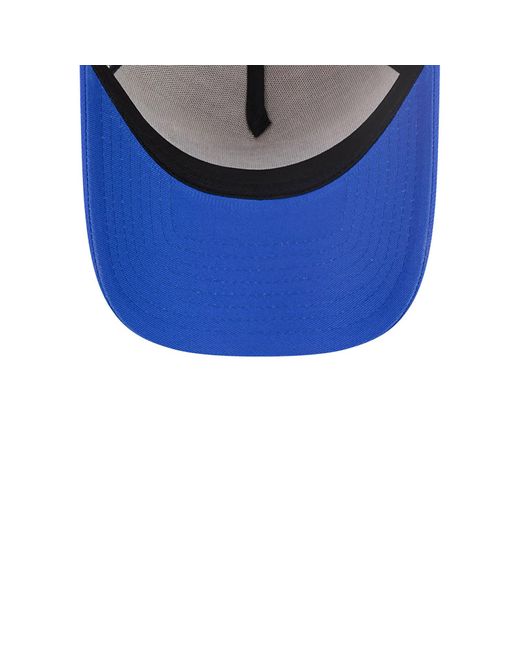 KTZ Blue La Lakers City Sidepatch Light Beige 9forty A-frame Adjustable Cap for men