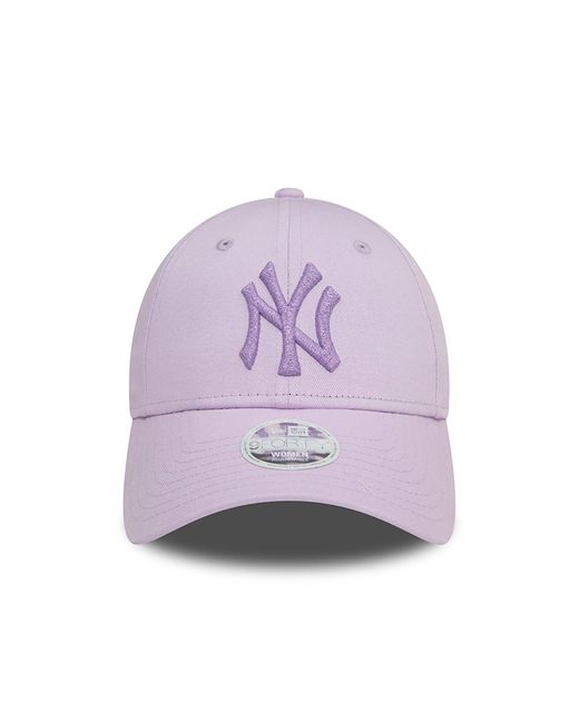KTZ Purple New York Yankees Womens Metallic Pastel 9forty Adjustable Cap for men