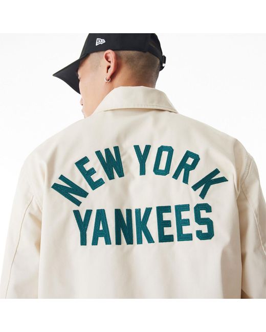 KTZ Natural New York Yankees New Era Korea Mlb Coach Off Jacket for men