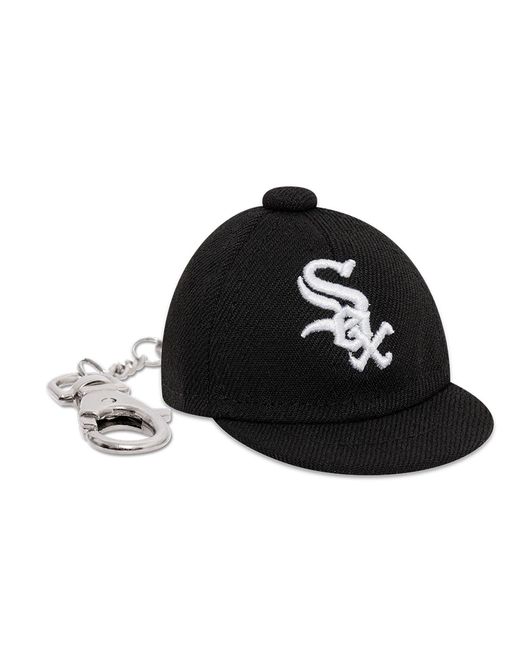 KTZ Black Chicago White Sox Mlb Mini Cap Key Chain for men