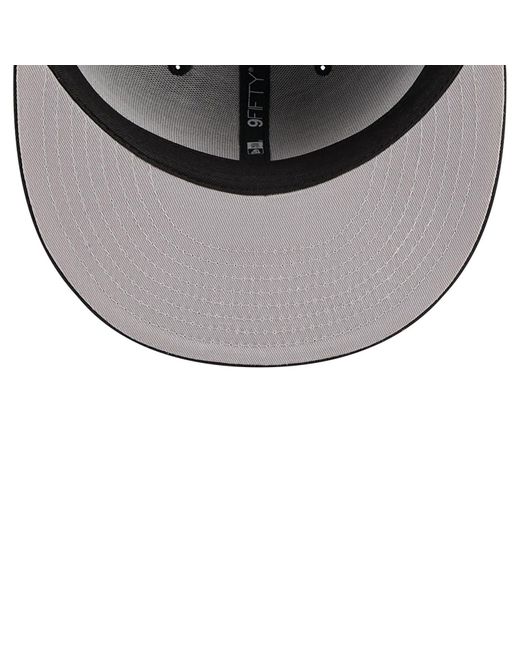 KTZ Black Arizona Diamondbacks Metallic Logo 9fifty Snapback Cap for men