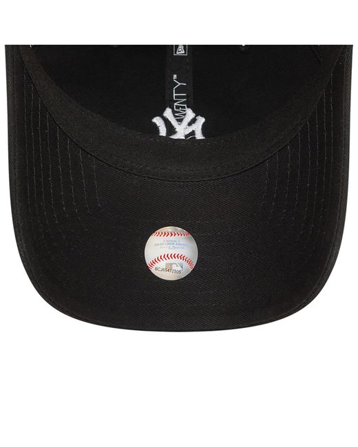 KTZ Black New York Yankees Mini Logo 9twenty Adjustable Cap for men