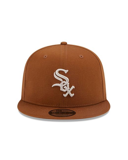 Cap New Era Chicago White Sox Side Patch 9FIFTY Snapback Cap Brown