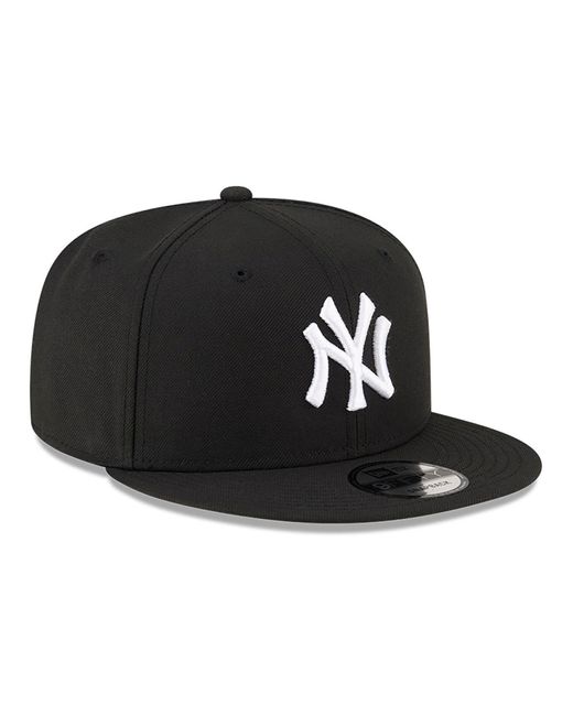 KTZ Black New York Yankees Chain Stitch 9fifty Snapback Cap for men