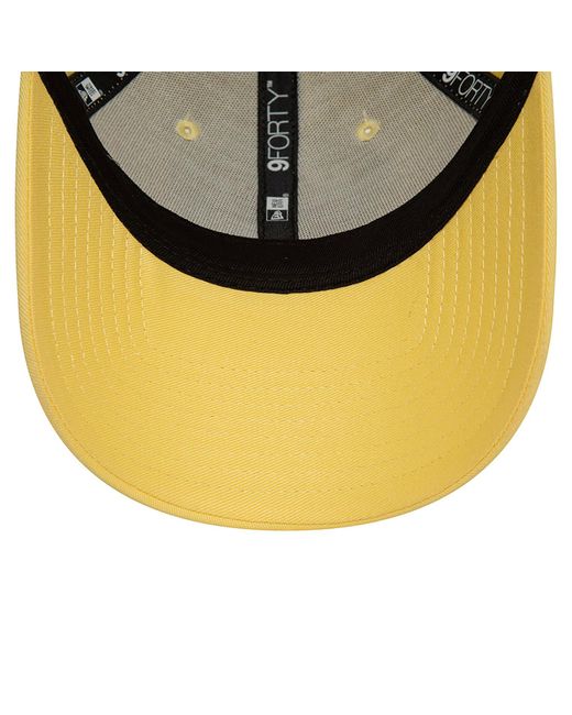 KTZ Yellow New York Yankees Womens League Essential Pastel 9forty Adjustable Cap for men