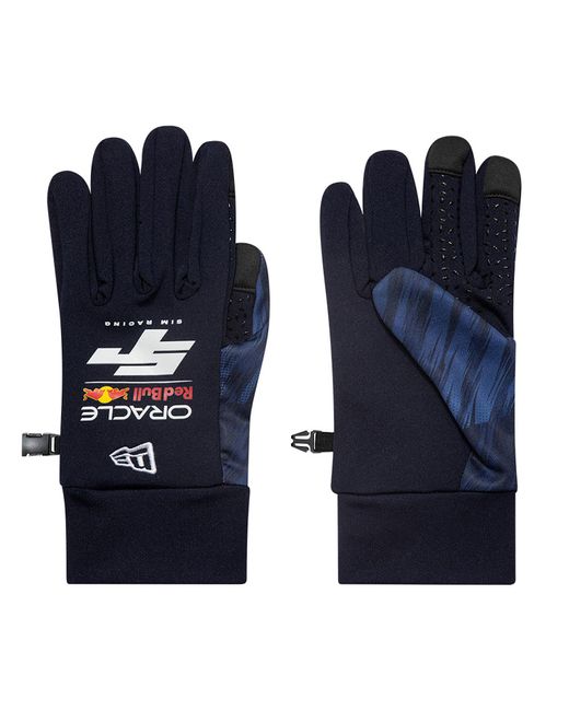 KTZ Blue Red Bull Sim Racing Navy E-touch Gloves for men