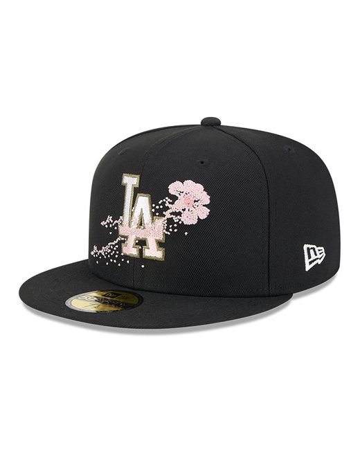 KTZ Black Pittsburgh Pirates Dotted Floral 59fifty Fitted Cap for men