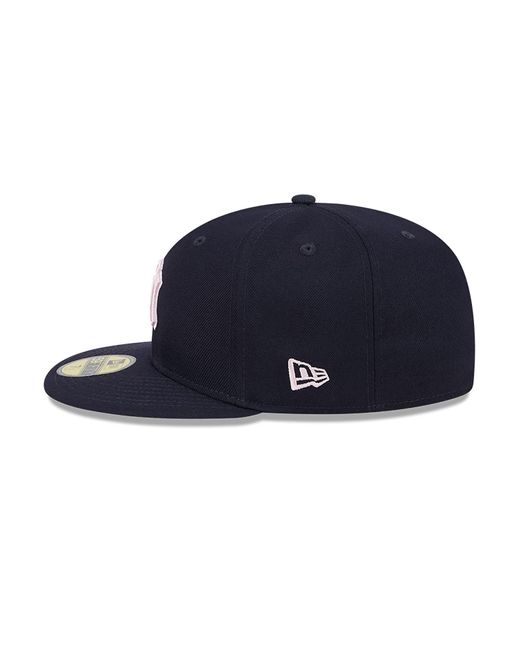 KTZ Blue New York Yankees Mlb Mother's Day 2024 Navy 59fifty Fitted Cap for men