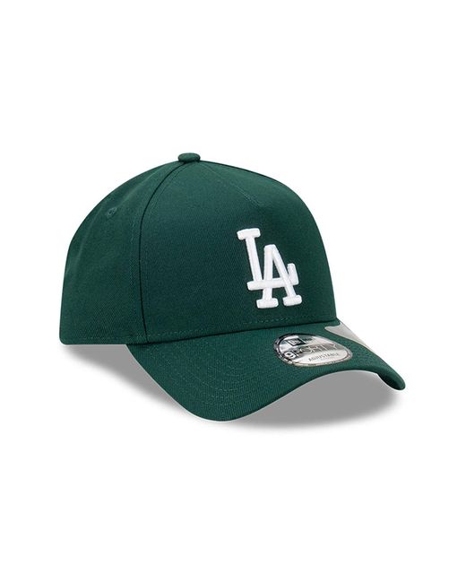 KTZ Green La Dodgers Repreve Dark 9forty A-frame Adjustable Cap for men