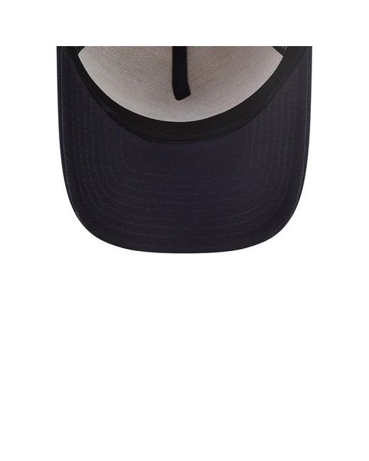 KTZ Blue New York Yankees City Sidepatch Light Beige 9forty A-frame Adjustable Cap for men