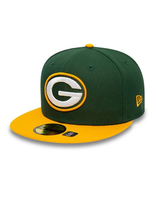 KTZ Green Bay Packers Nfl Go You Packers Go Dark 59fifty Fitted Cap for men