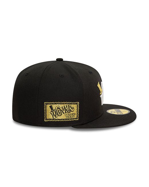 KTZ Black Willy Wonka Wonka Bar 59fifty Fitted Cap for men