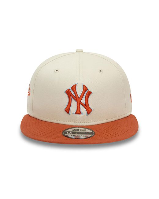 KTZ Natural New York Yankees Mlb Patch Stone 9fifty Snapback Cap for men